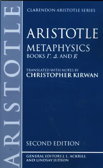 Metaphysics: Books Gamma, Delta, and Epsilon by Aristotle, J. L. Ackrill, Lindsay Judson
