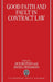 Good Faith and Fault in Contract Law by Brenda Case Scheer