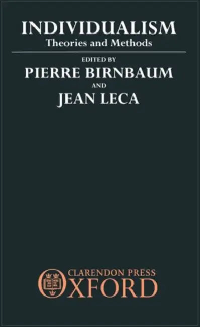 Individualism: Theories and Methods by Pierre Birnbaum, Jean Leca, John Gaffney