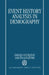 Event History Analysis in Demography by Daniel Courgeau, ?Va Leli?vre, Eva Lelievre