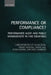 Performance or Compliance?: Performance Audit and Public Management in Five Countries by Christopher C. Pollitt, Jeremy Lonsdale, Xavier Girre