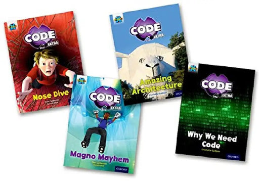 Project X CODE Extra: Gold Book Band, Oxford Level 9: Marvel Towers and CODE Control, Mixed Pack of 4 by Elen Caldecott