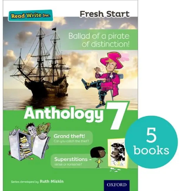 Read Write Inc. Fresh Start: Anthology 7 - Pack of 5 by Gill Munton
