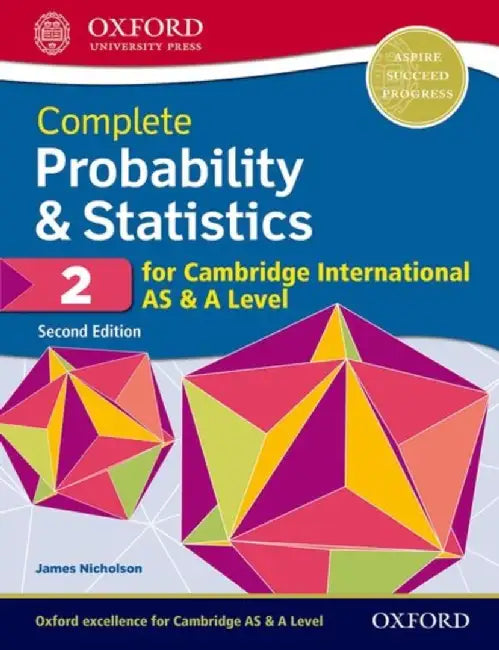 Cie a Level Statistics 2 2nd Edition Book: With Website Link by Nicholson