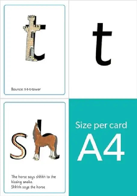 Read Write Inc. Phonics: Set 1 Speed Sounds Cards (A4) by Ruth Miskin