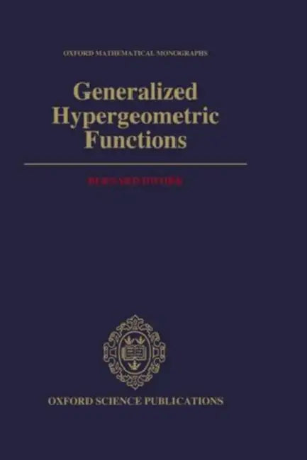 Generalized Hypergeometric Functions by Madan Vasishta