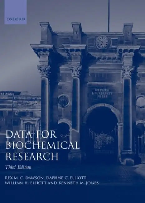 Data for Biochemical Research by R. M. Dawson, Dawson, Rex M. C. Dawson