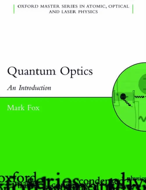 Quantum Optics Omsp C by Fox