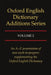 Oxford English Dictionary Additions Series by John Weiner, J. A. Simpson, E. S. C. Weiner