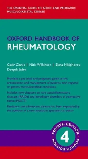 Oxford Handbook of Rheumatology 4e by Gavin P. R. Clunie