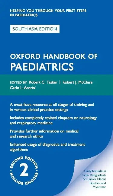 Oxford Hand Book Of Paediatrics by Tasker Mcclure