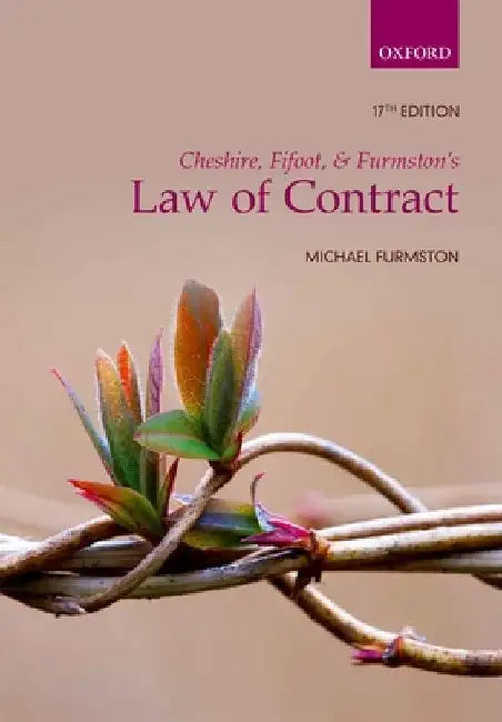 Cheshire, Fifoot, and Furmston's Law of Contract by M. P. Furmston
