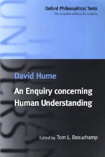An Enquiry Concerning Human Understanding by David Hume, Tom L. Beauchamp