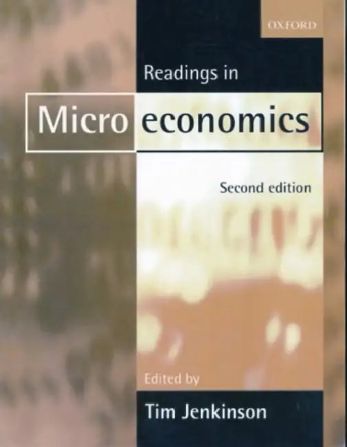 Readings in Microeconomics by Tim Jenkinson