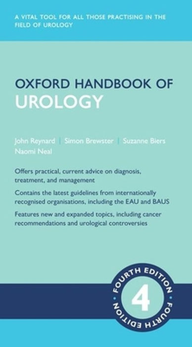 Oxford Handbook of Urology by Reynard Et Al