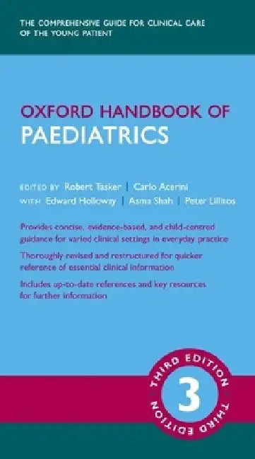 Oxford Handbook of Paediatrics 3e by Robert C. Tasker