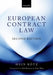 European Contract Law (UK) by Hein Kotz