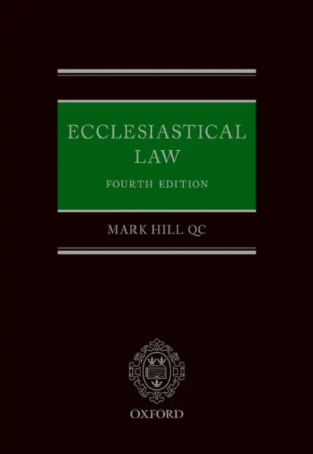 Ecclesiastical Law by Mark Hill Qc