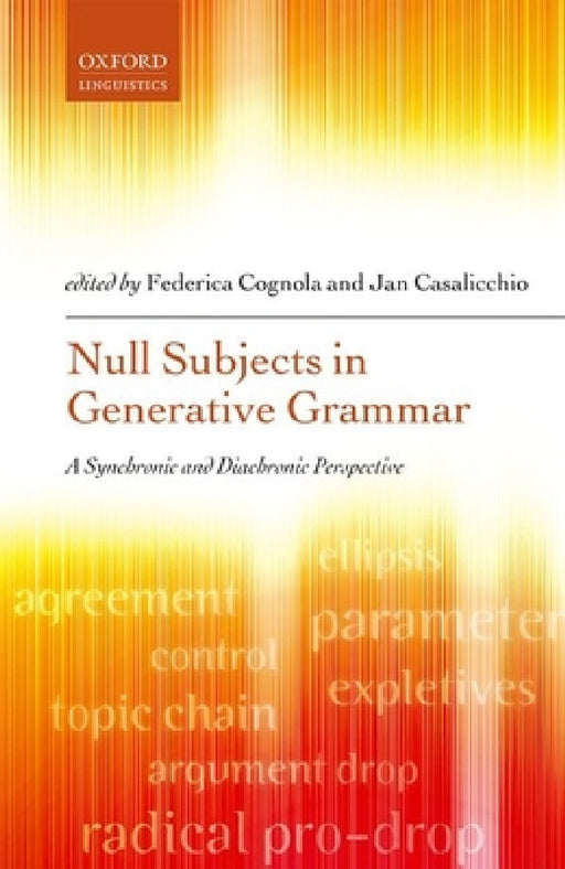 Null Subjects in Generative Grammar C by Casalicchio Cognola