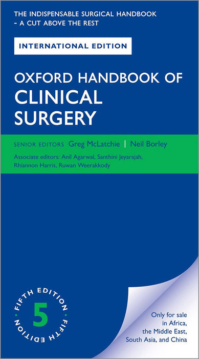 Oxford Handbook of Clinical Surgery by Santhini Jeyarajah