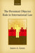 The Persistent Objector Rule in International Law by James A. Green