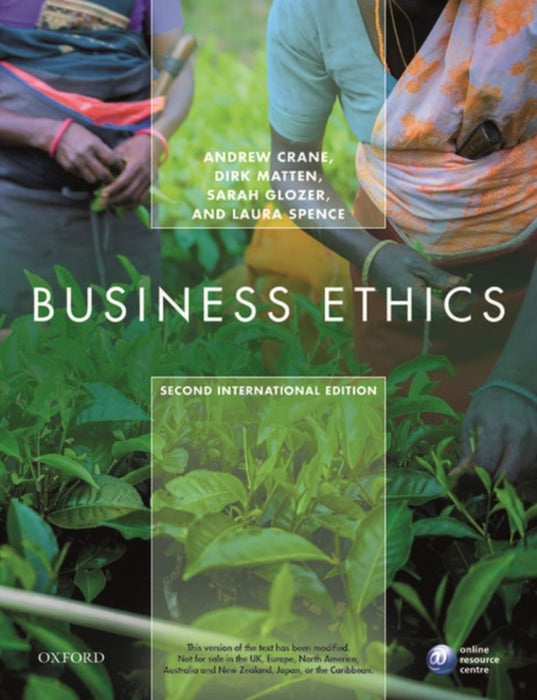 BUSINESS ETHICS INTERNATIONAL EDITION-2020 by CRANE & MATTEN