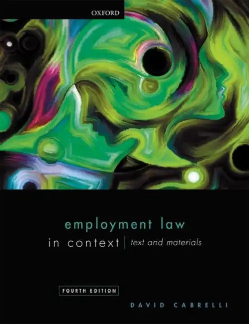 Employment Law in Context by David Cabrelli