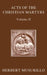 The Acts of the Christian Martyrs, Volume II by Herbert A. Musurillo