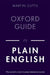 Oxford Guide to Plain English by Cutts Martin