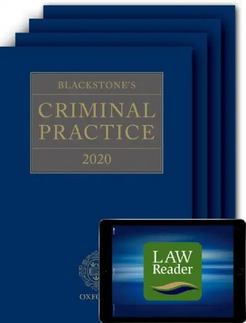 Blackstone's Criminal Practice 2020 (Book, All Supplements, and Digital Pack) [With eBook] by David Ormerod Qc (Hon)