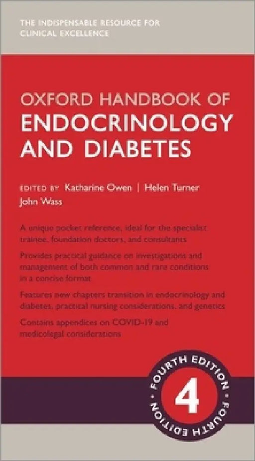 Oxford Handbook of Endocrinology & Diabetes 4e by Katharine Owen