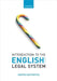 Introduction to the English Legal System by Martin Partington