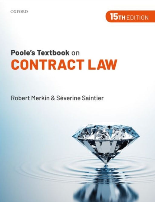 Poole's Textbook on Contract Law by Robert Merkin QC