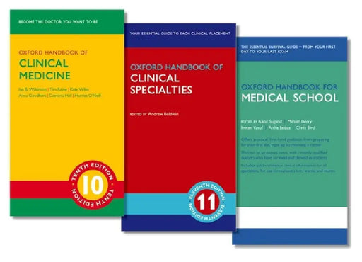 Oxford Handbook of Clinical Medicine, Oxford Handbook of Clinical Specialties, and Oxford Handbook for Medical School Pack by Ian B. Wilkinson