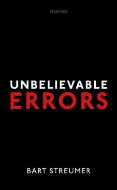 Unbelievable Errors by Streumer