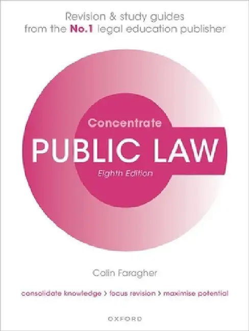 Public Law Concentrate by Colin Faragher