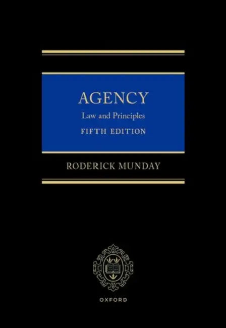 Agency: Law and Principles by Roderick Munday
