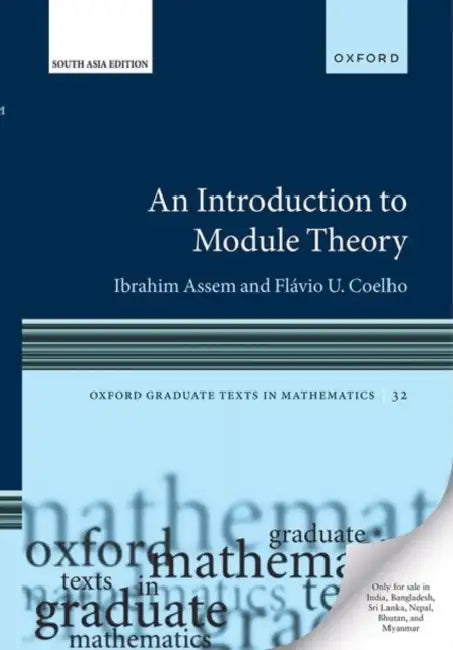 An Introduction To Module Theory by Assem,Coelho