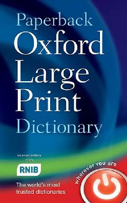 Paperback Oxford Large Print Dictionary by Oxford Languages