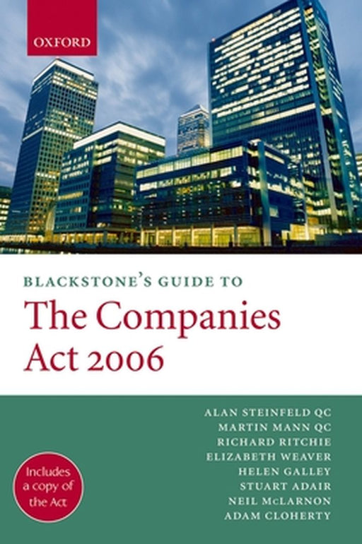 Blackstone'S Guide To The Companies Act by Stuart Adair