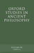Oxford Studies in Ancient Philosophy: Volume XX: Summer 2001 by David N. Sedley