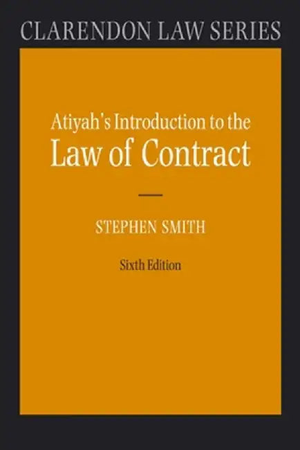 Atiyah'S Introduction To The Law Of Contract by Patrick S. Atiyah
