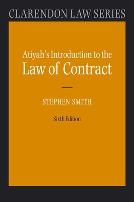 Atiyah'S Introduction To The Law Of Contract by Patrick S. Atiyah