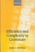 Efficiency and Complexity in Grammars by John a. Hawkins, J. A. Hawkins