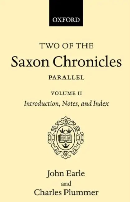TWO SAXON CHRONICLES VOL 2 C by EARLE