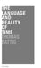The Language and Reality of Time by Thomas Sattig