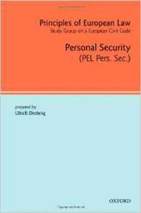 Principles Of European Law : Personal Security Contracts (Vol. 3)