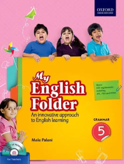 My English Folder Grammar Workbook 5 by Mala Palani