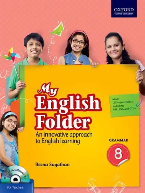 My English Folder Grammar Workbook 8 by Beena Sugathan