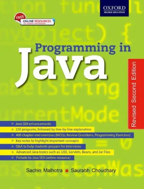 Programming in Java by Sachin Malhotra & Saurabh Choudhary